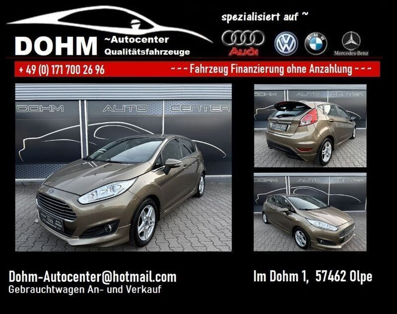 Gebraucht Ford Fiesta Titanium 101 PS (74 kW) 2013 Braun Kleinwagen