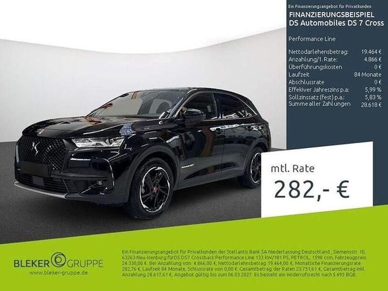 Gebraucht DS Automobiles DS7 Crossback Performance 181 PS (133 kW) 2023 Schwarz SUV