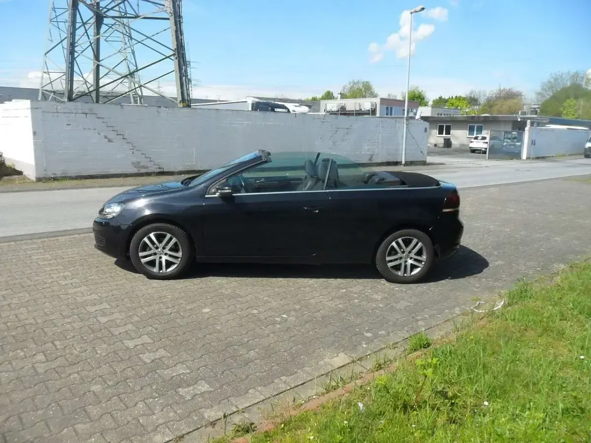Brugt VW Golf Cabriolet 105 HK (77 kW) 2012 Sort Cabriolet