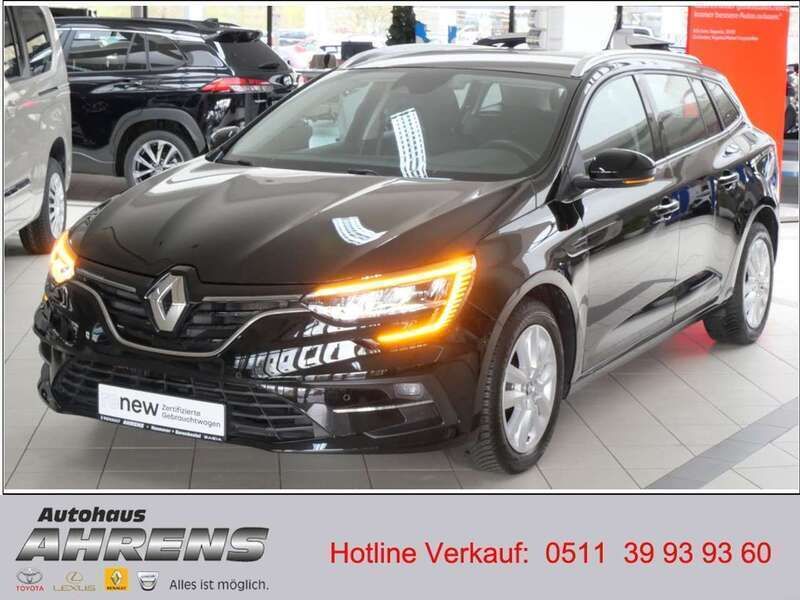 Blackpearlschwarz (metallic) Gebraucht 2021 Renault Mégane GrandTour Zen Kombi | 18.900 € (Fairer Preis) - Bild 1/4