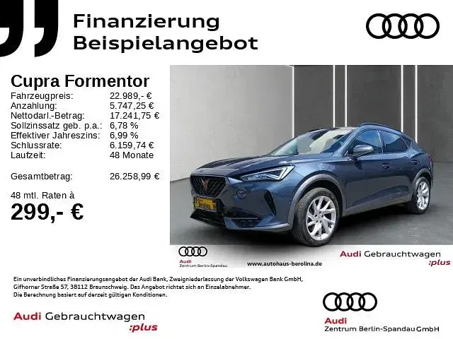 Gebraucht Cupra Formentor 150 PS (110 kW) 2023 Magnetic grau metallic SUV