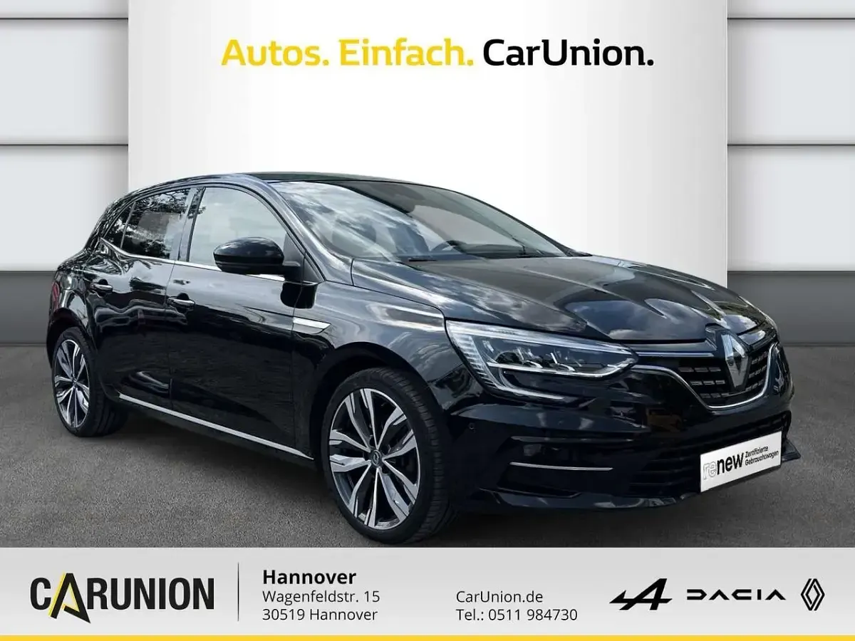 Gebraucht Renault Mégane IV Intens 94 PS (69 kW) 2021 Blackpearlschwarz Limousine