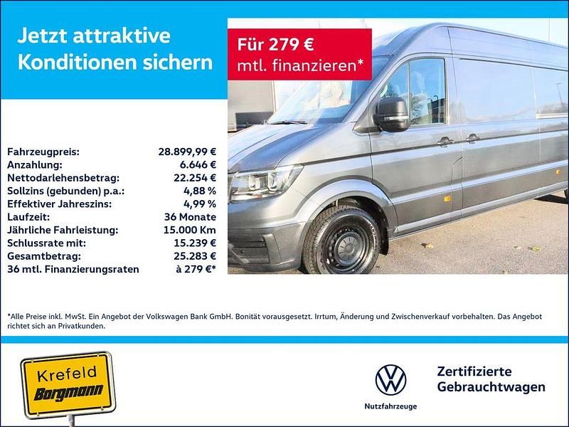 Indiumgrau metallic (metallic) Gebraucht 2022 VW Crafter Van | 28.900 € (Guter Preis) - Bild 1/3