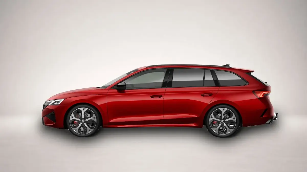Neu Skoda Octavia RS 265 PS (194 kW) 2025 Rot Kombi