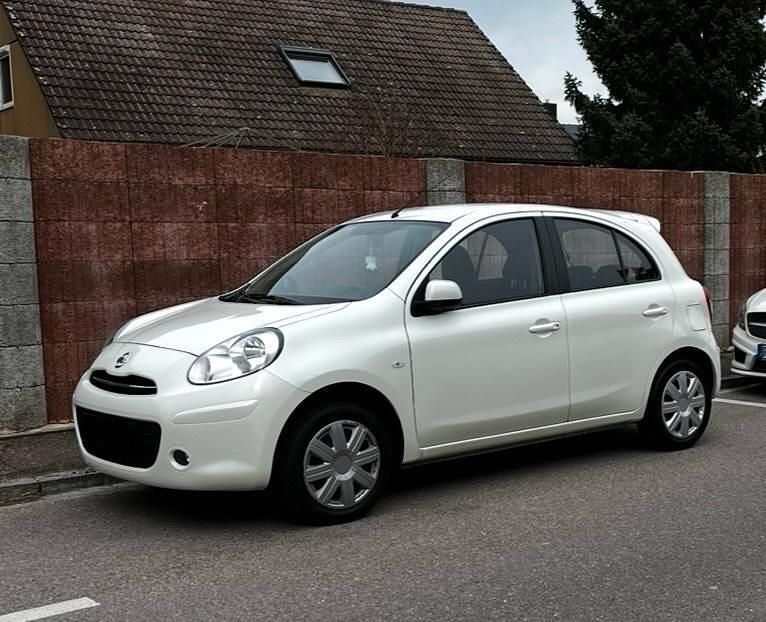 Weiß Gebraucht 2013 Nissan Micra Kleinwagen | 3.145 € (Fairer Preis) - Bild 1/1