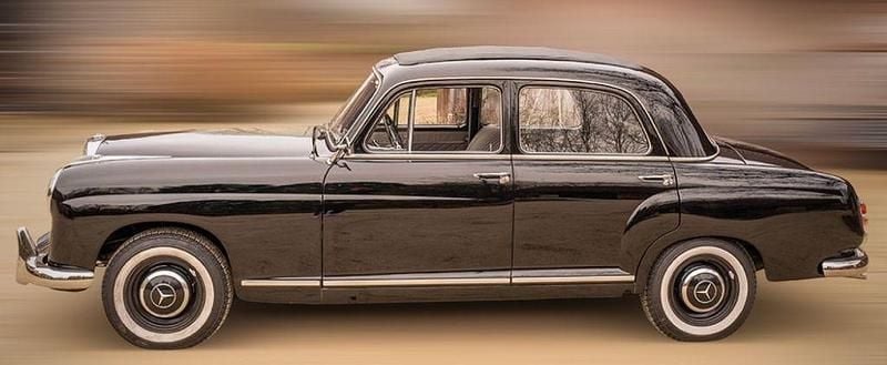 Schwarz Gebraucht 1957 Mercedes 219 Limousine | 54.000 € - Bild 1/1
