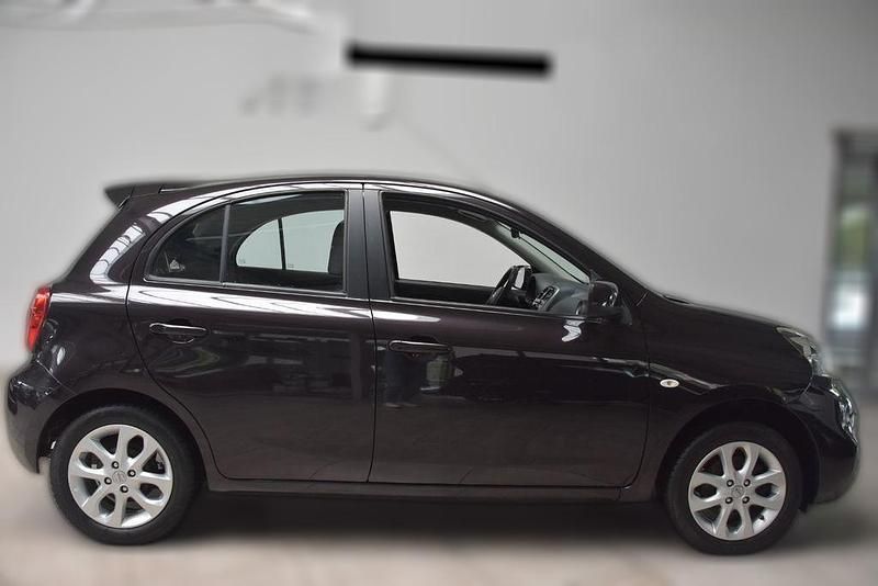 Schwarz metallic Gebraucht 2015 Nissan Micra Acenta Kleinwagen | 8.560 € (Etwas zu teuer) - Bild 1/4
