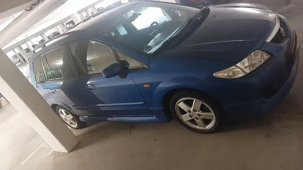 Gebraucht Mazda Premacy 131 PS (96 kW) 2002 Blau Van / Kleinbus