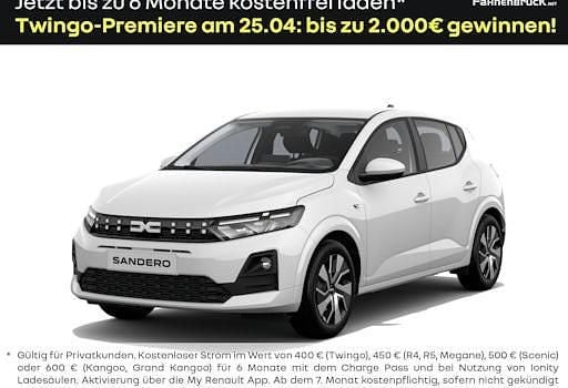 Neu Dacia Sandero Expression 122 PS (89 kW) 2026 Weiß Limousine