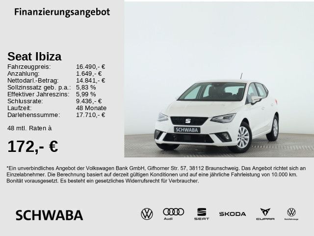 Weiß Gebraucht 2022 Seat Ibiza Style Limousine | 16.490 € (Guter Preis) - Bild 1/4