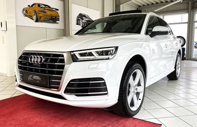 Weiß Gebraucht 2018 Audi Q5 S-Line SUV | 33.490 € (Etwas zu teuer) - Bild 1/4
