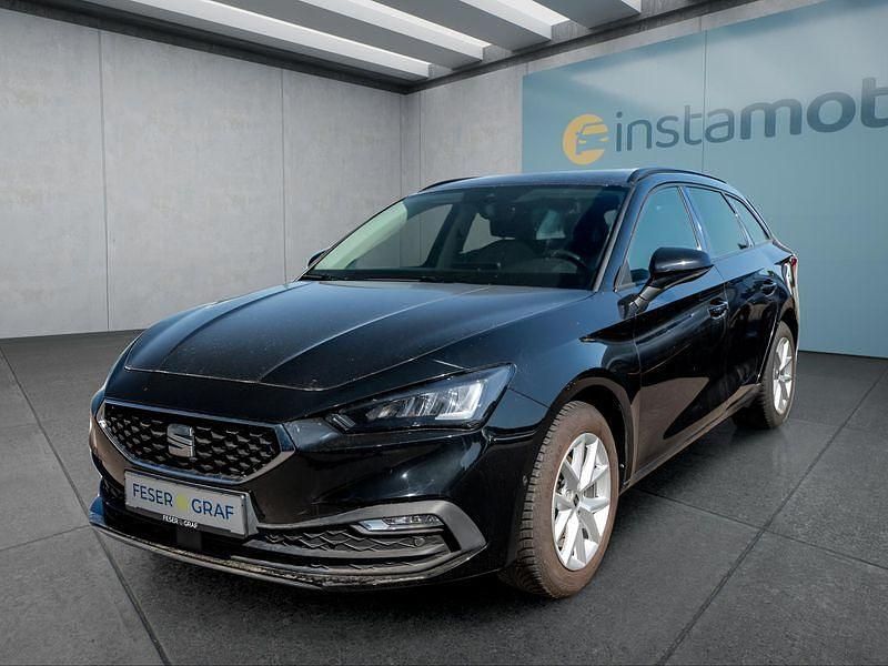Schwarz Gebraucht 2021 Seat Leon Kombi | 19.949 € (Guter Preis) - Bild 1/4