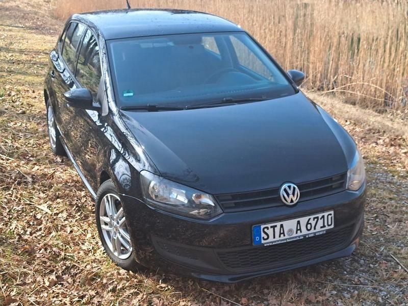 Gebraucht VW Polo Trendline 60 PS (44 kW) 2011 Schwarz Kleinwagen