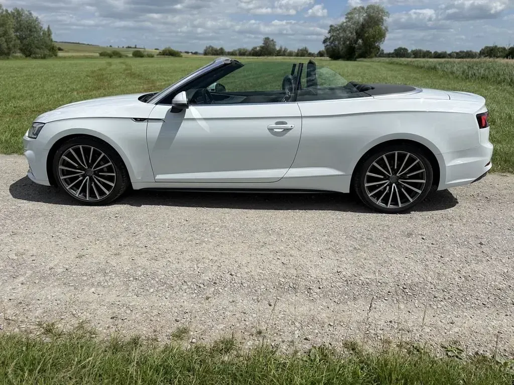 Gebraucht Audi A5 Cabriolet S-Line 190 PS (139 kW) 2019 Weiß Cabrio
