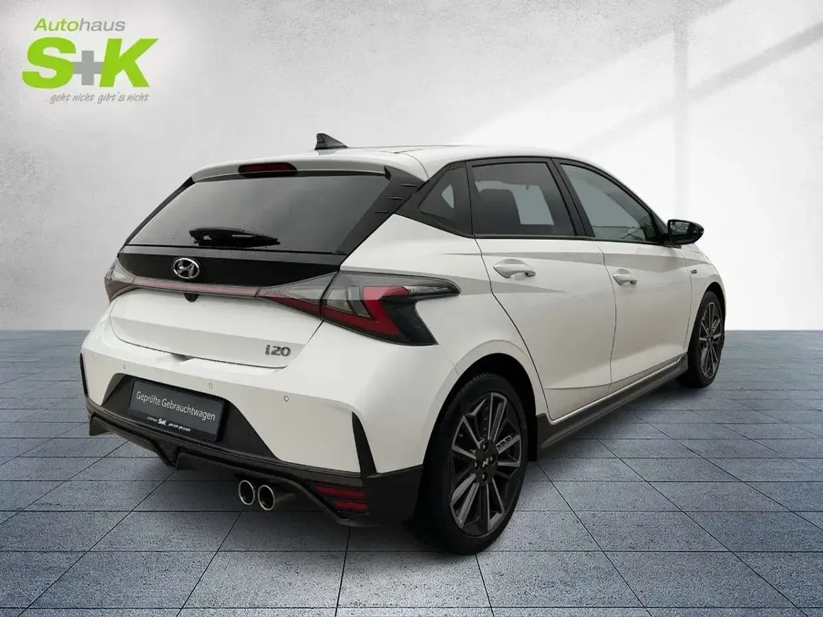 Gebraucht Hyundai i20 N Line 101 PS (74 kW) 2022 Weiß Kleinwagen