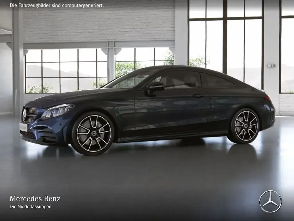 Gebraucht Mercedes C400 AMG 333 PS (244 kW) 2021 Blau Coupé