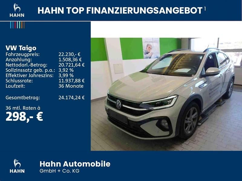 Gebraucht VW Taigo R-line 110 PS (80 kW) 2023 Grau SUV