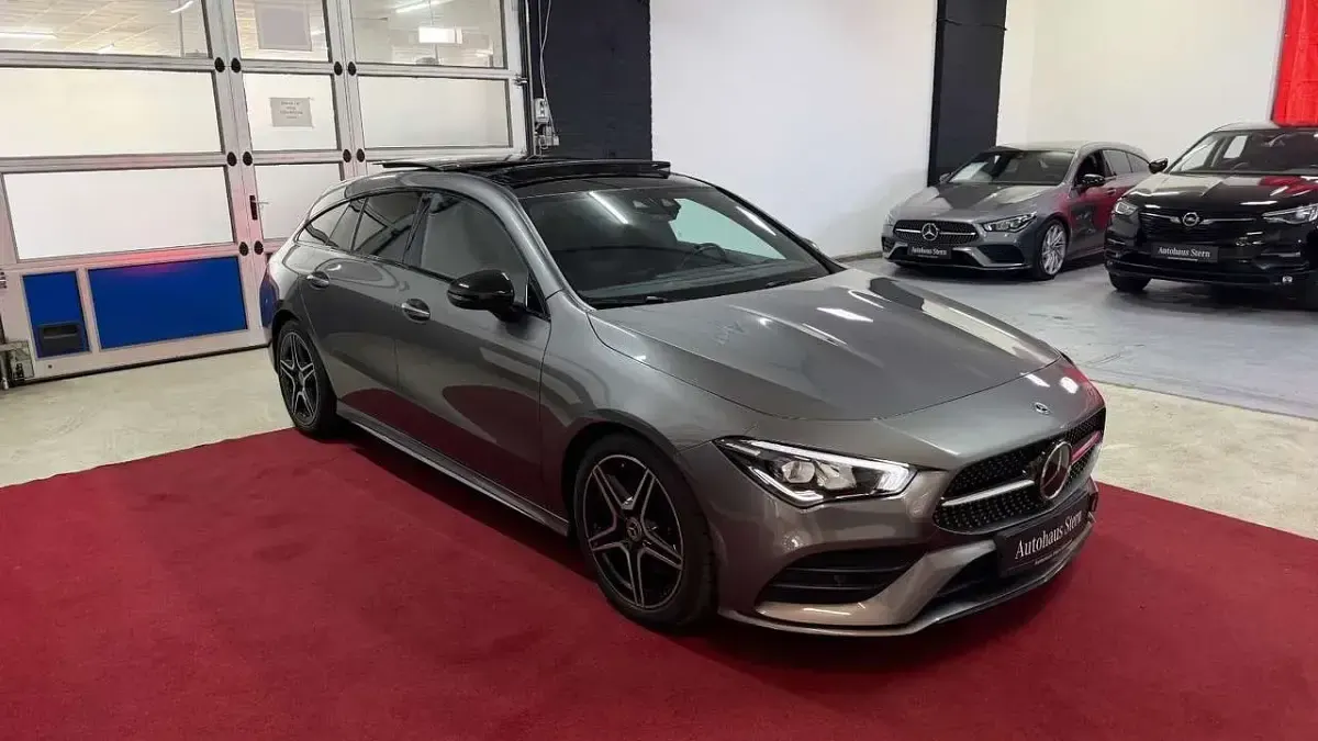Gebraucht Mercedes CLA200 AMG line 163 PS (119 kW) 2020 Grau Coupé