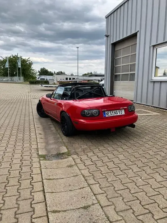 Gebraucht Mazda MX5 116 PS (85 kW) 1993 Rot Cabrio