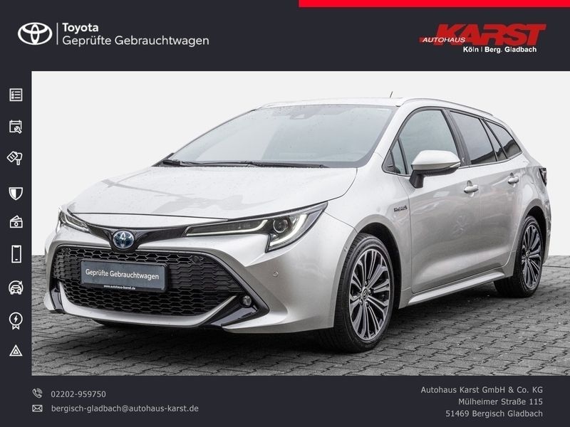 Cosmicsilber metallic Gebraucht 2021 Toyota Corolla Team Kombi | 24.320 € (Guter Preis) - Bild 1/4