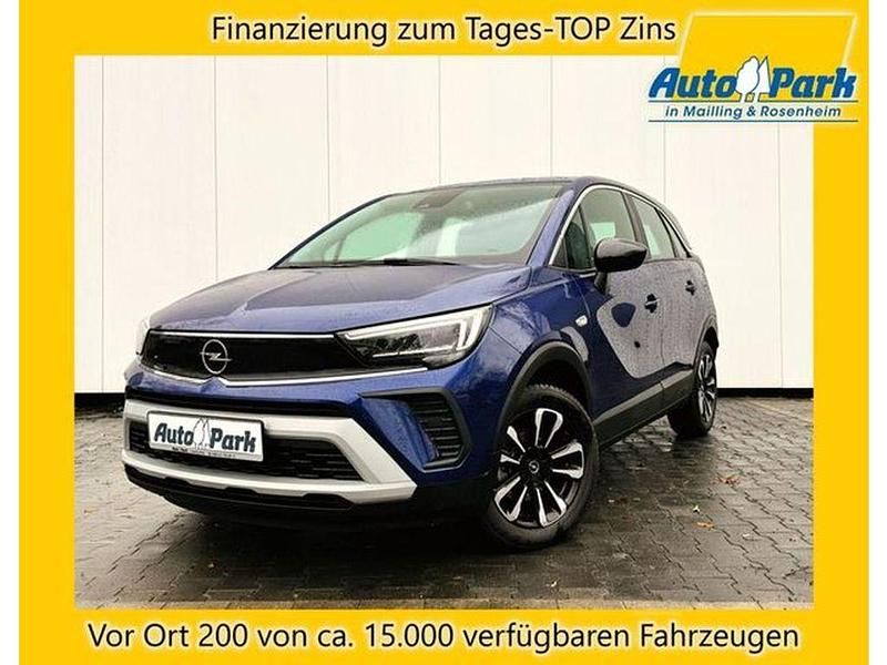 Nautic blau metallic (metallic) Gebraucht 2022 Opel Crossland X Elegance SUV | 19.377 € (Fairer Preis) - Bild 1/3