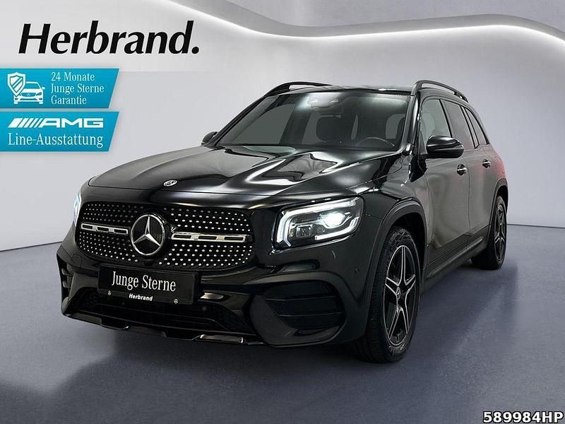 Unilack nachtschwarz Gebraucht 2021 Mercedes GLB220 AMG line SUV | 37.880 € (Etwas zu teuer) - Bild 1/4