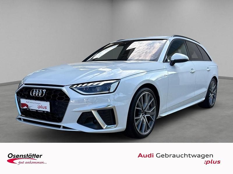 Weiss Gebraucht 2022 Audi A4 S-Line Kombi | 33.980 € (Guter Preis) - Bild 1/4