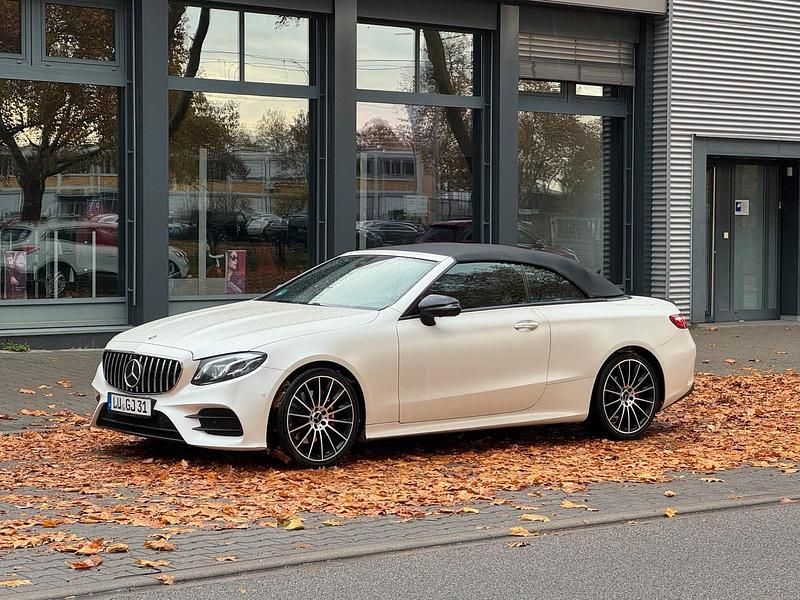 Weiß Gebraucht 2020 Mercedes E220 Cabrio | 29.999 € (Superpreis) - Bild 1/4