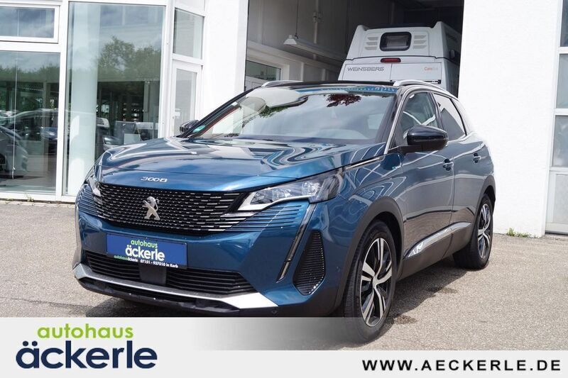 Blau Gebraucht 2022 Peugeot 3008 GT SUV | 31.990 € (Teuer) - Bild 1/4