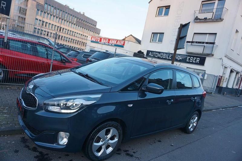 Gebraucht Kia Carens Edition 7 135 PS (99 kW) 2014 Blau Van / Kleinbus