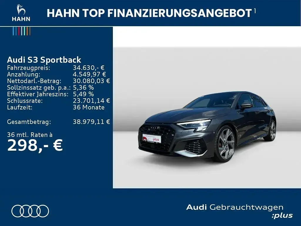 Gebraucht Audi S3 Sport 310 PS (228 kW) 2024 Grau Limousine