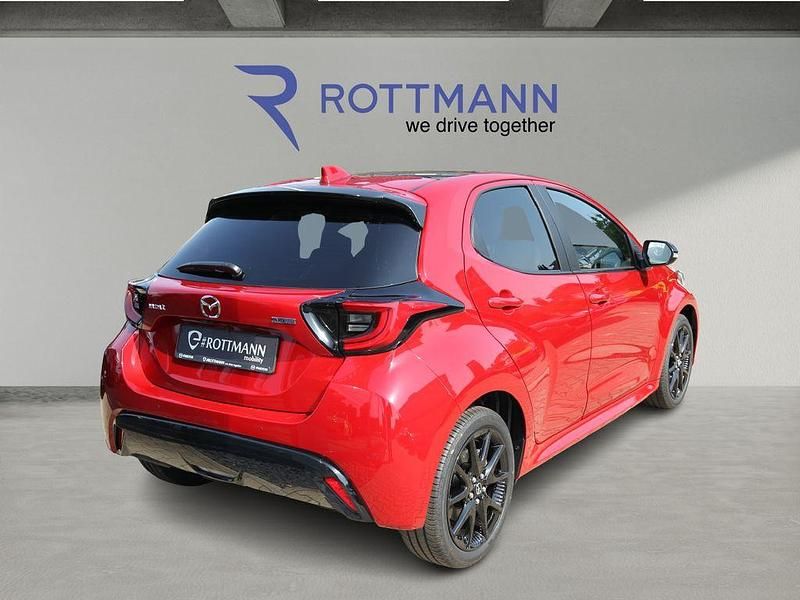 Neu Mazda 2 Homura-Line 116 PS (85 kW) 2025 Rot Limousine