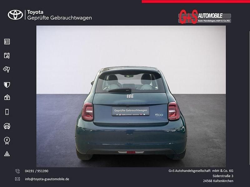 Gebraucht Fiat 500e La Prima 86 kW (118 PS) 2022 Grün Kleinwagen