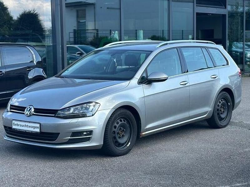 Tungsten silver metallic (metallic) Gebraucht 2014 VW Golf VII Highline Kombi | 5.500 € (Superpreis) - Bild 1/4