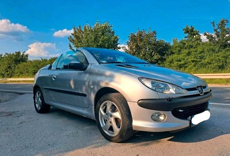 Silber Gebraucht 2002 Peugeot 206 CC Cabrio | 500 € (Superpreis) - Bild 1/3