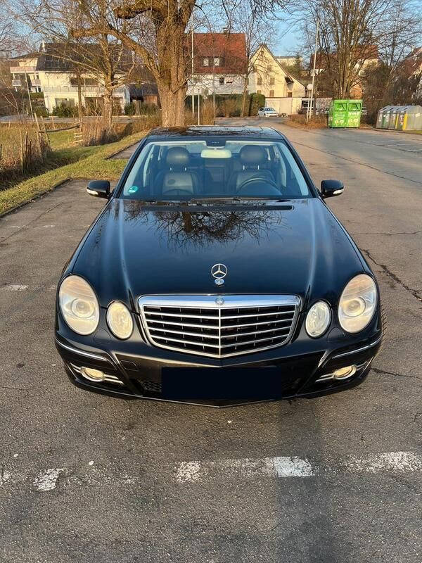 Schwarz Gebraucht 2007 Mercedes E280 Avantgarde Limousine | 5.999 € (Guter Preis) - Bild 1/4