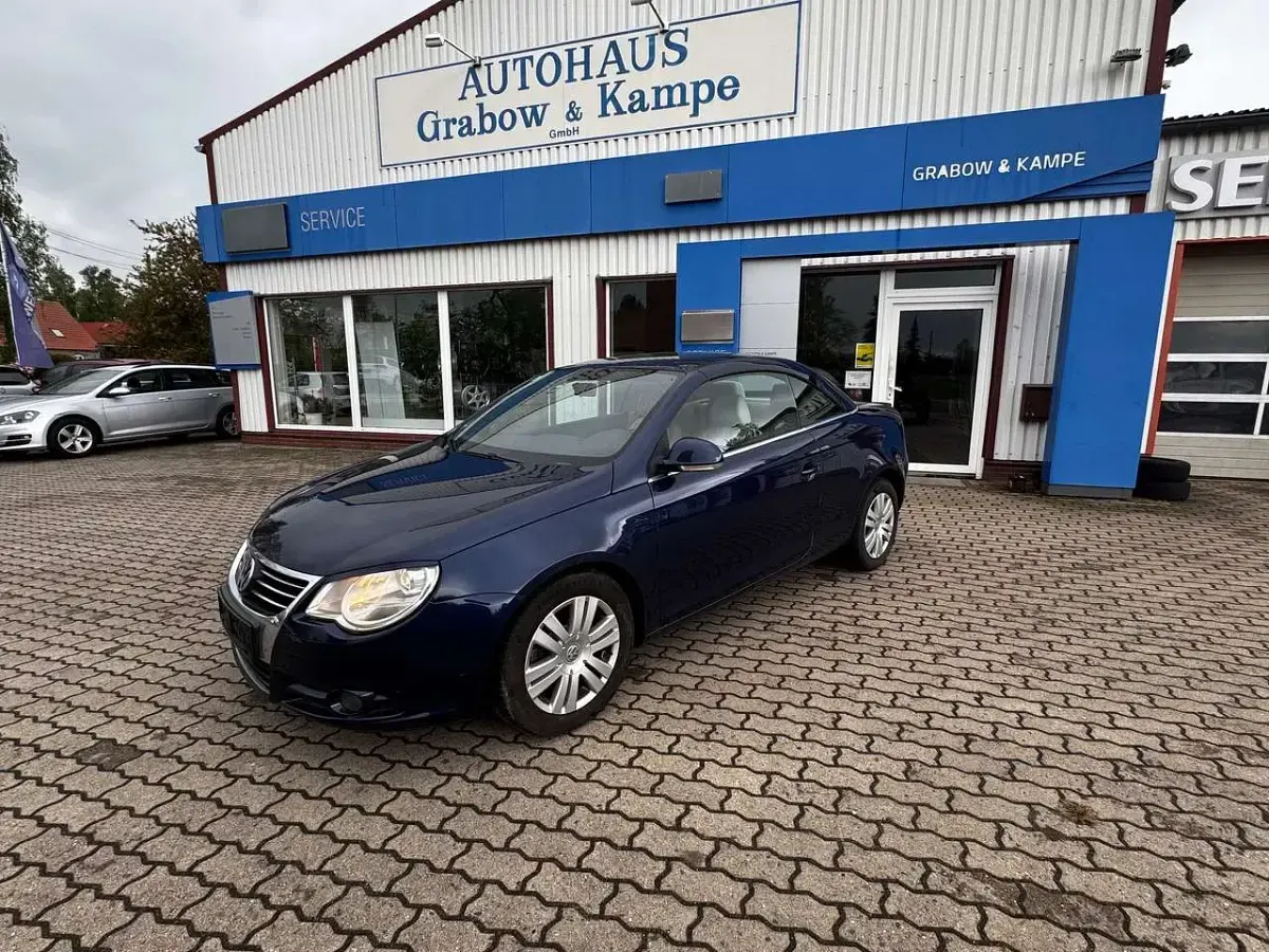 Gebraucht VW Eos 200 PS (147 kW) 2006 Shadow blue metallic Cabrio