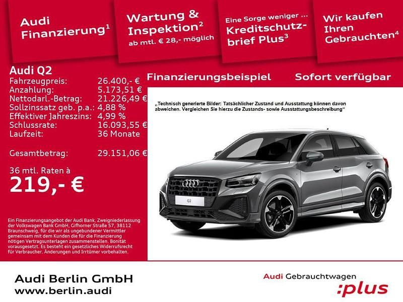 Gebraucht Audi Q2 S-Line 150 PS (110 kW) 2022 Daytonagrau perleffekt SUV