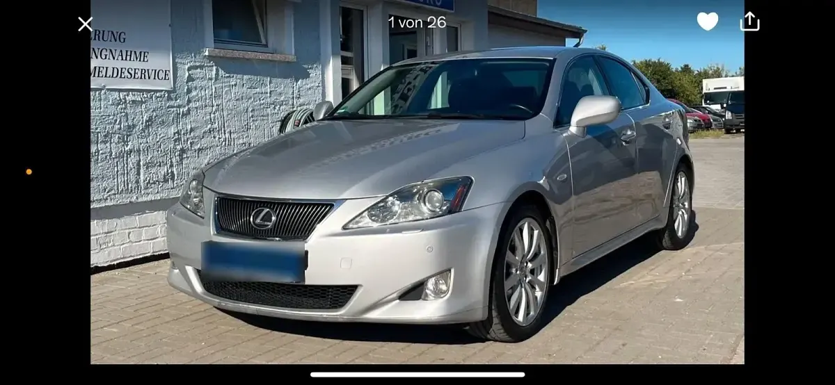 Gebraucht Lexus IS250 208 PS (152 kW) 2008 Silber Limousine