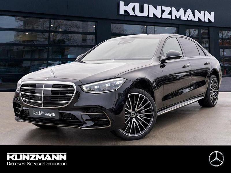 Obsidianschwarz metallic Gebraucht 2025 Mercedes S450 AMG Limousine | 112.320 € (Superpreis) - Bild 1/4