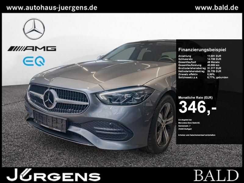Grau selenite grey metallic Gebraucht 2024 Mercedes C200 Avantgarde Limousine | 43.840 € (Teuer) - Bild 1/4