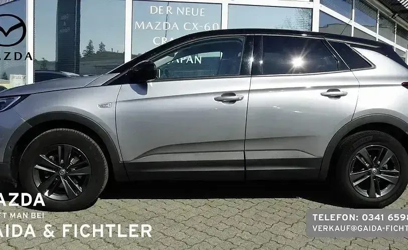 Gebraucht Opel Grandland X Design Edition 131 PS (96 kW) 2021 Kontrast grau/quarz silber SUV