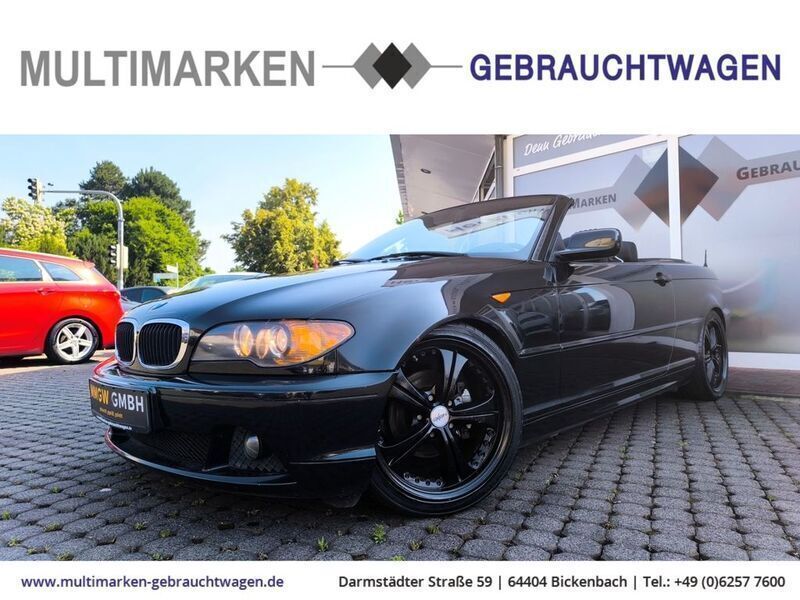 Schwarz Gebraucht 2004 BMW 318 Cabriolet Sport Line Cabrio | 5.990 € (Fairer Preis) - Bild 1/4