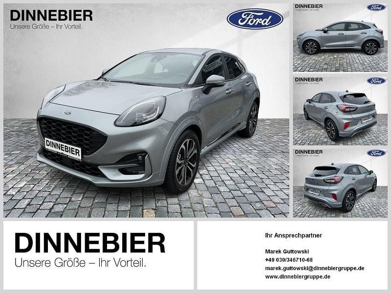 Mineral silber met Gebraucht 2023 Ford Puma Gen-E ST-Line SUV | 22.699 € - Bild 1/4