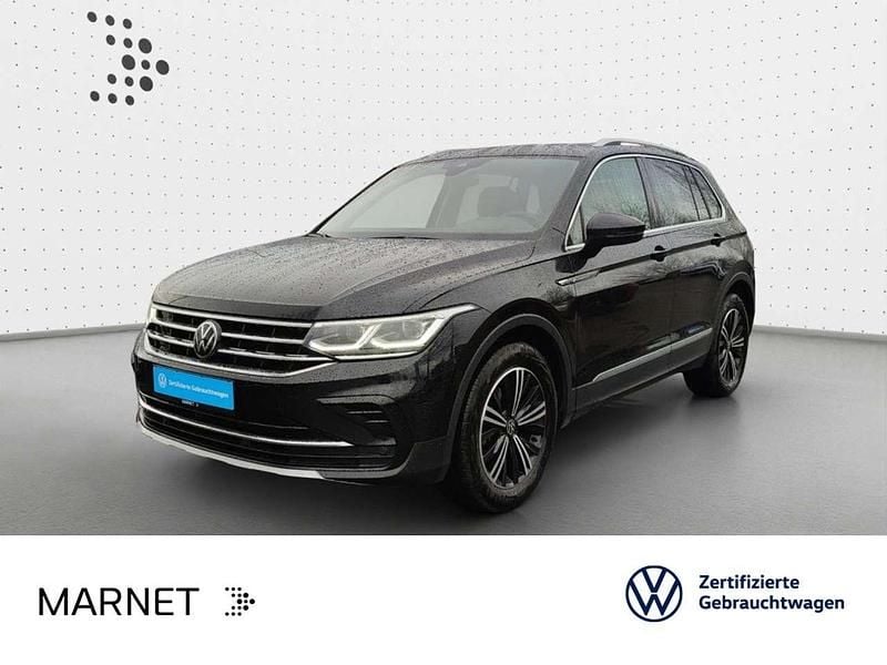 Schwarz Gebraucht 2022 VW Tiguan Elegance SUV | 29.200 € (Superpreis) - Bild 1/3