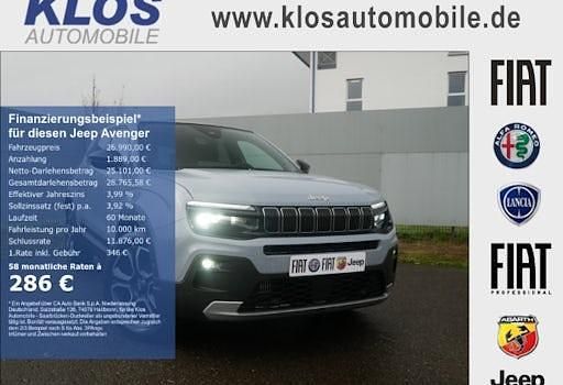 Neu Jeep Avenger Summit 100 PS (73 kW) 2026 Grau SUV