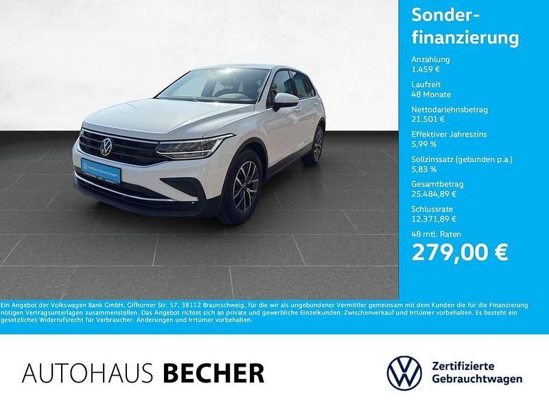 Weiss Gebraucht 2022 VW Tiguan SUV | 22.960 € (Superpreis) - Bild 1/4