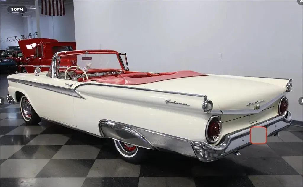 Gebraucht Ford Fairlane 228 PS (167 kW) 1959 Weiß Cabrio