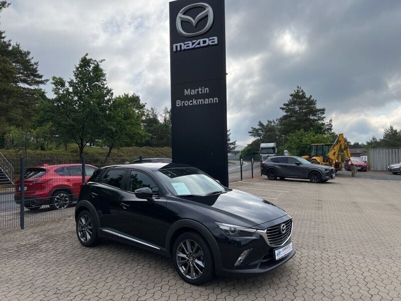 Schwarz metallic Gebraucht 2017 Mazda CX-3 SUV | 14.350 € (Fairer Preis) - Bild 1/4