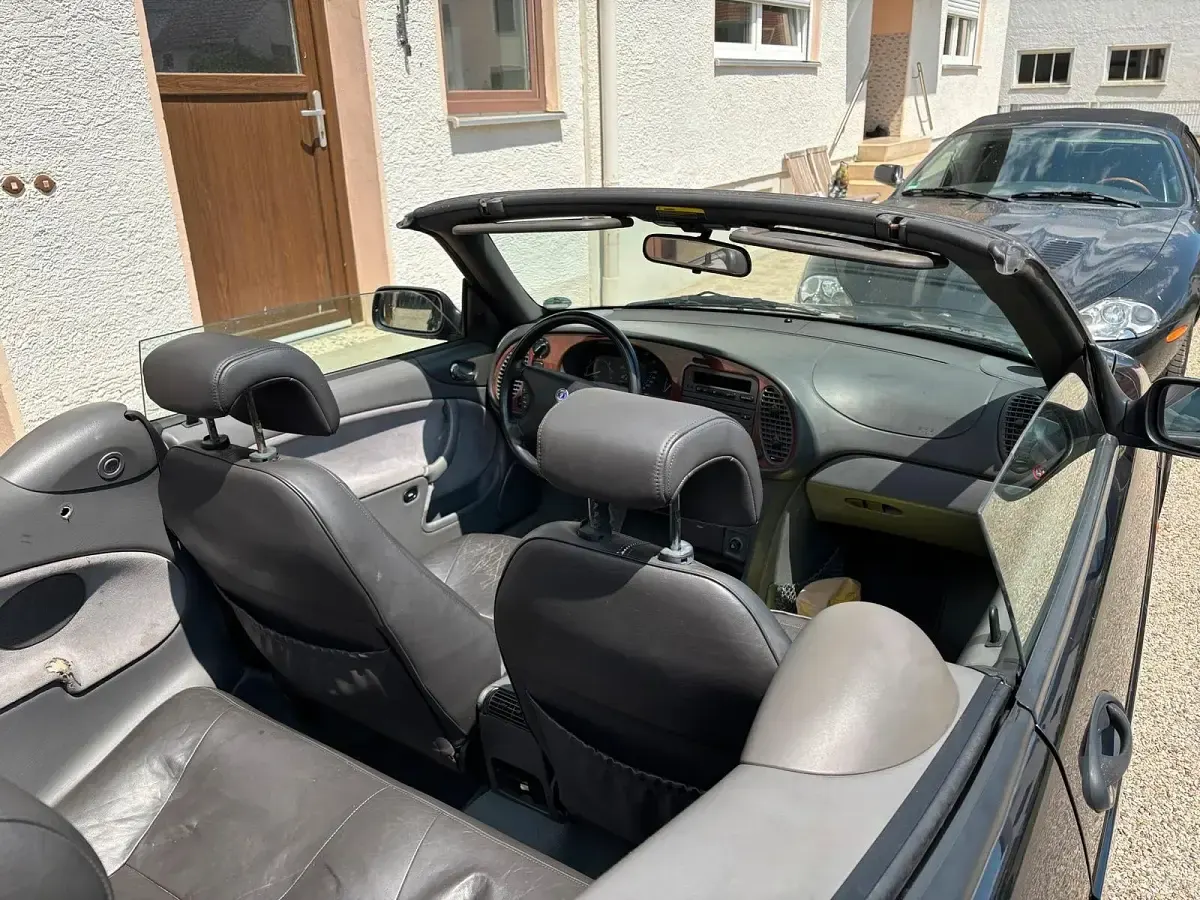 Gebraucht Saab 9-3 185 PS (136 kW) 2000 Blau Cabrio